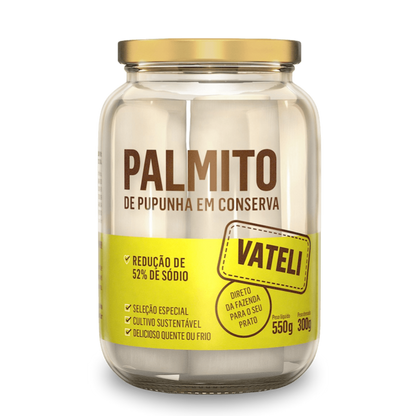 Palmito Pupunha em Conserva Vateli 300g